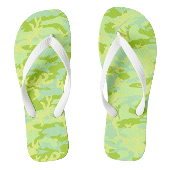Frühlings-Tarnmuster Flip Flops (Fußbett)