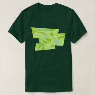 Frühlings-Tarnmuster mit verpixeltem Effekt T-Shirt