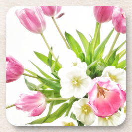 Frühlings-Tulpe-Blumenstrauß Untersetzer