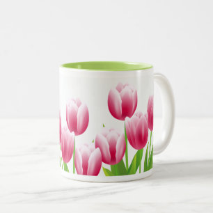 Frühlings-Tulpe-persische neues Zweifarbige Tasse