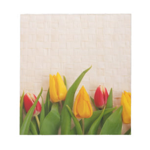 Frühlings-Tulpen Notizblock