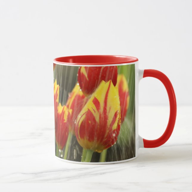 Frühlings-Tulpen Tasse (Rechts)
