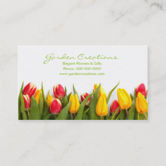 Frühlings-Tulpen Visitenkarte