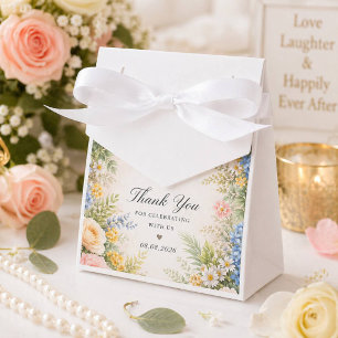 Frühlings- und Sommer-Blumen-Hochzeitsgeschenk Geschenkschachtel