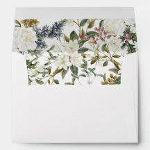 Frühlings- und Winter-Blumenumschlag
