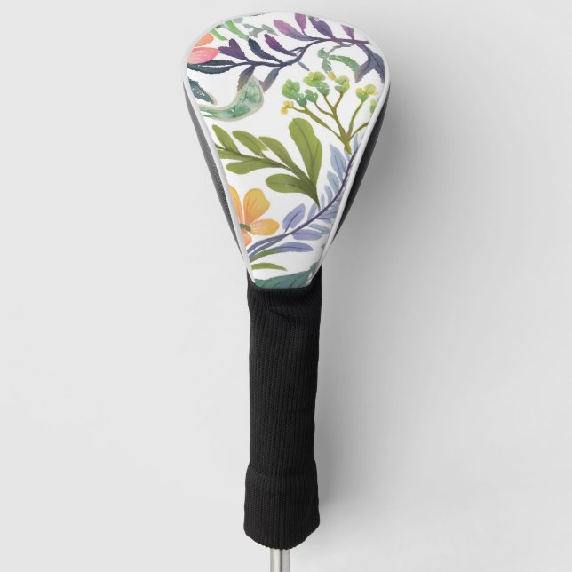 Frühlings-Wildblume Florals | Blume Golf Headcover (Vorderseite)