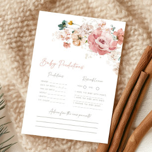 Frühlings-Wildblumen-Baby-Shower-Baby-Vorhersage-S