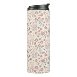 Frühlings-Wildblumen-Geflüster Thermosbecher