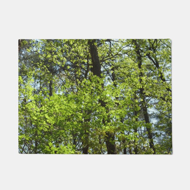 Frühlingsapfel Verlasse Natur Fußmatte (Vorderseite)