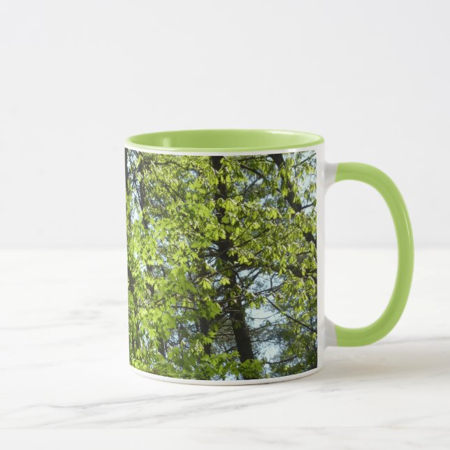 Frühlingsapfel Verlasse Natur Tasse (Rechts)