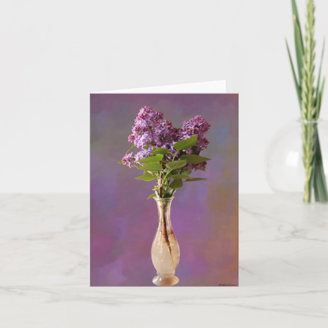 Frühlingsaroma Karte (Vorderseite)