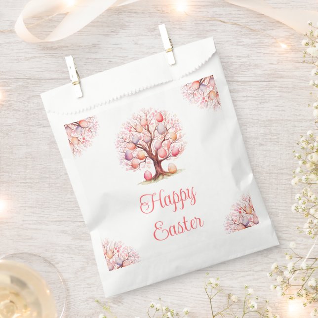 Frühlingsbaum-Ostersuche Geschenktütchen (Ausgeschnitten)