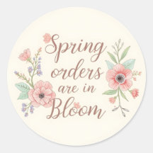 Frühlingsbestellungen in Blüte