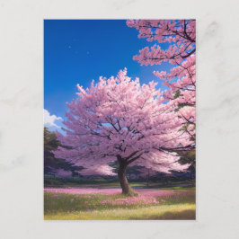 Frühlingsblätter Postkarte