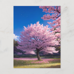 Frühlingsblätter Postkarte