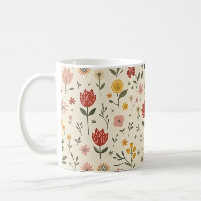 FrühlingsBlume Kaffeetasse (Links)