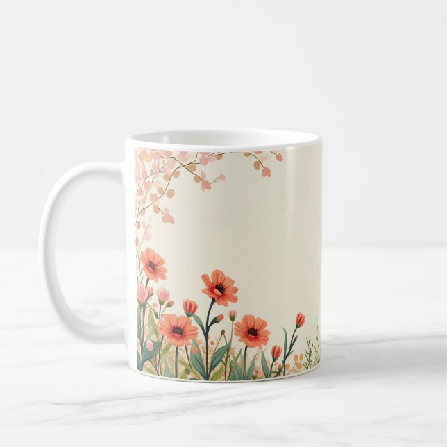 FrühlingsBlume Kaffeetasse (Links)