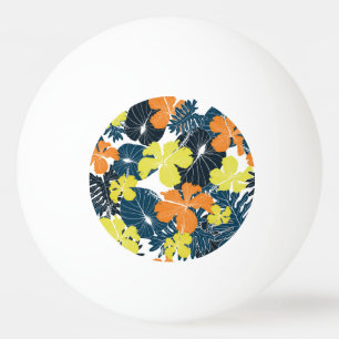 Frühlingsblume: Vintage Blütentextur Tischtennisball