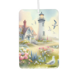 Frühlingsblumen am Leuchtturm Coastal Cottage Autolufterfrischer