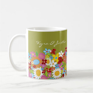 Frühlingsblumen-Ankündigungs- / Geschenk- / Gefall Kaffeetasse