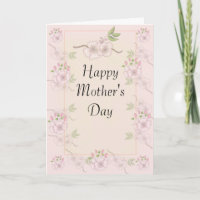 Frühlingsblumen auf Rose Hintergrund Muttertag