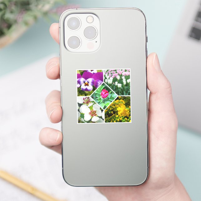 Frühlingsblumen Aufkleber (Telefon)