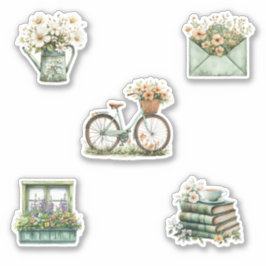 Frühlingsblumen-Aufkleber Aufkleber