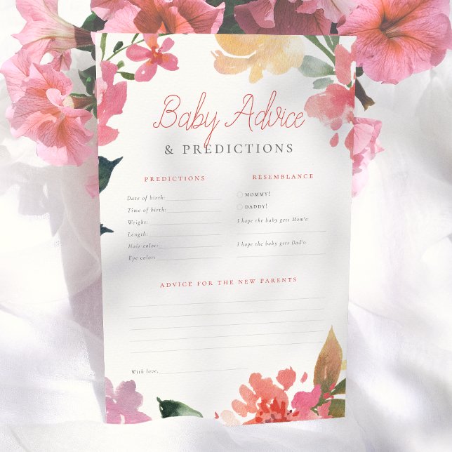 Frühlingsblumen | Baby Predictions & Advice Game (Von Creator hochgeladen)