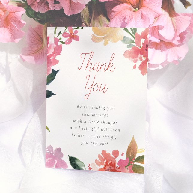 Frühlingsblumen | Baby Shower Danke (Von Creator hochgeladen)