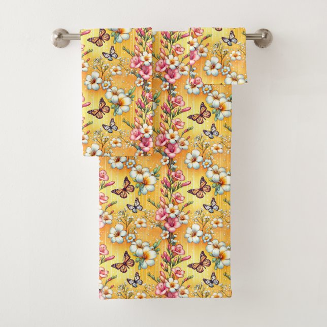 Frühlingsblumen  badhandtuch set (Insitu)