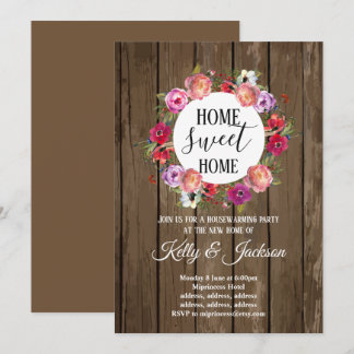 Frühlingsblumen, Blumenhaus Party Einladung