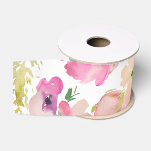Frühlingsblumen Bunt Fröhlich Vielseitig Ripsband