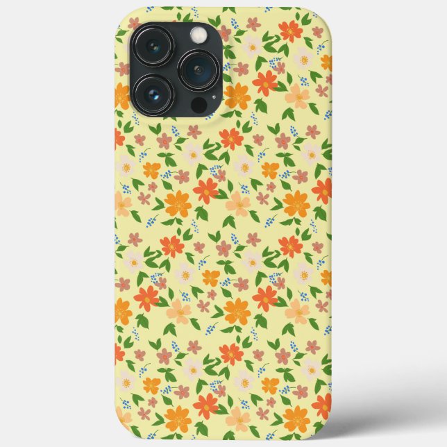 Frühlingsblumen Case-Mate iPhone Hülle (Rückseite)