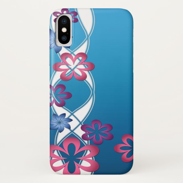 Frühlingsblumen Case-Mate iPhone Hülle (Rückseite)