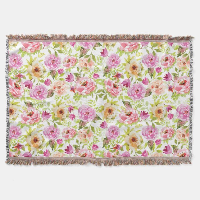 Frühlingsblumen Decke (Vorderseite)