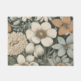 Frühlingsblumen Fußmatte