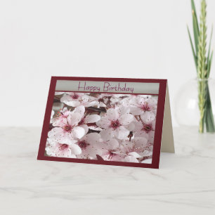 Frühlingsblumen Geburtstagskarte für jeden Karte