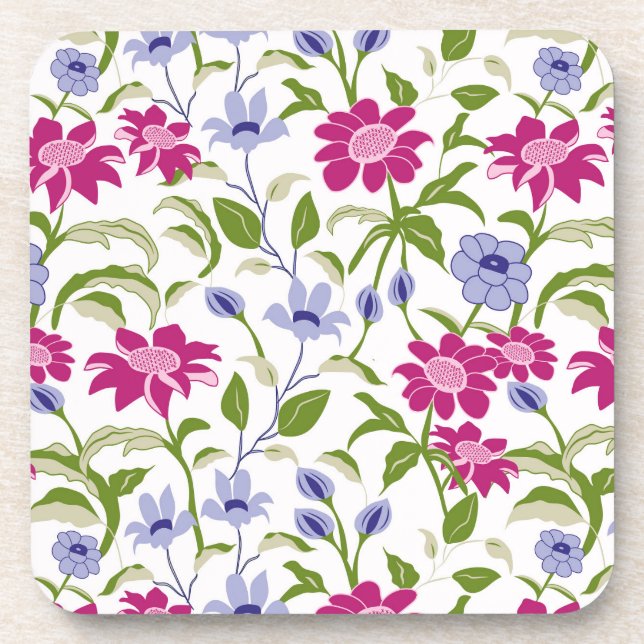 Frühlingsblumen Getränkeuntersetzer (Vorderseite)