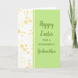 Frühlingsblumen Happy Oaster Godmutter Feiertagskarte