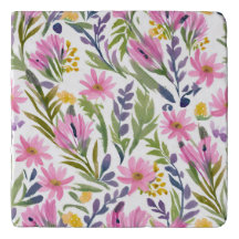 Frühlingsblumen | Hübsche Pastell Floral Wasserfar