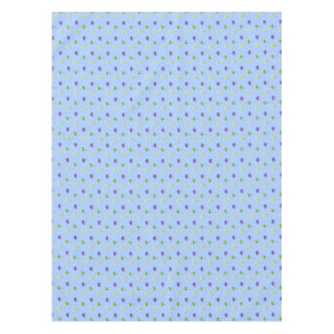 Frühlingsblumen in Chinoiserie Pots Periwinkle Blu Tischdecke