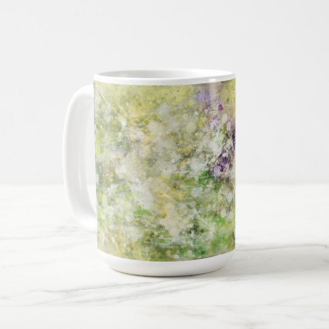 Frühlingsblumen Kaffeetasse (Vorderseite Links)