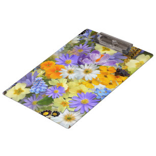 Frühlingsblumen Klemmbrett