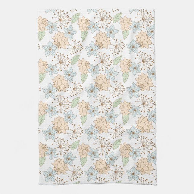Frühlingsblumen Küchenhandtuch Geschirrtuch (Vertikal)