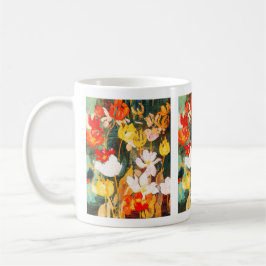 Frühlingsblumen Kunst Ostern Geschenk Kaffeetasse