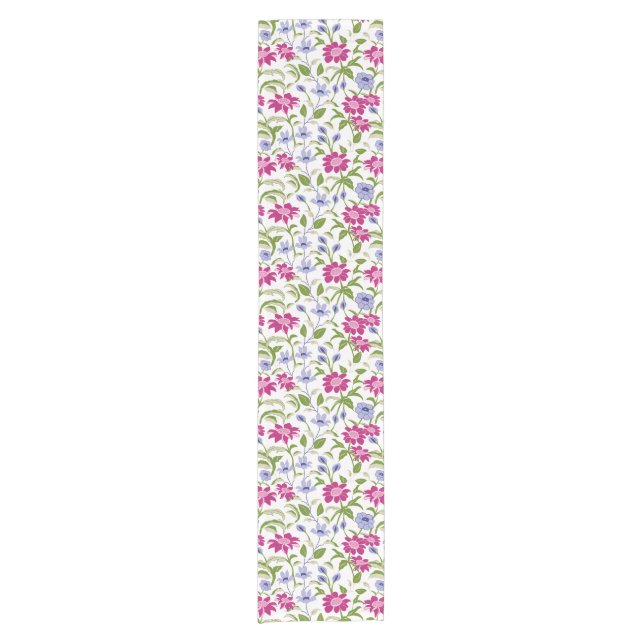 Frühlingsblumen Kurzer Tischläufer (Vorderseite)