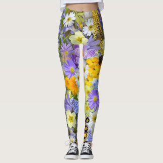 Frühlingsblumen-Leggings Leggings