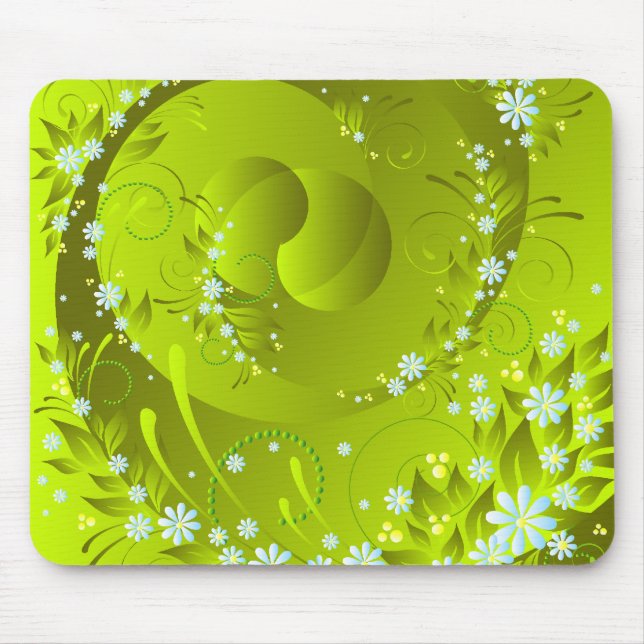 Frühlingsblumen Mousepad (Vorne)