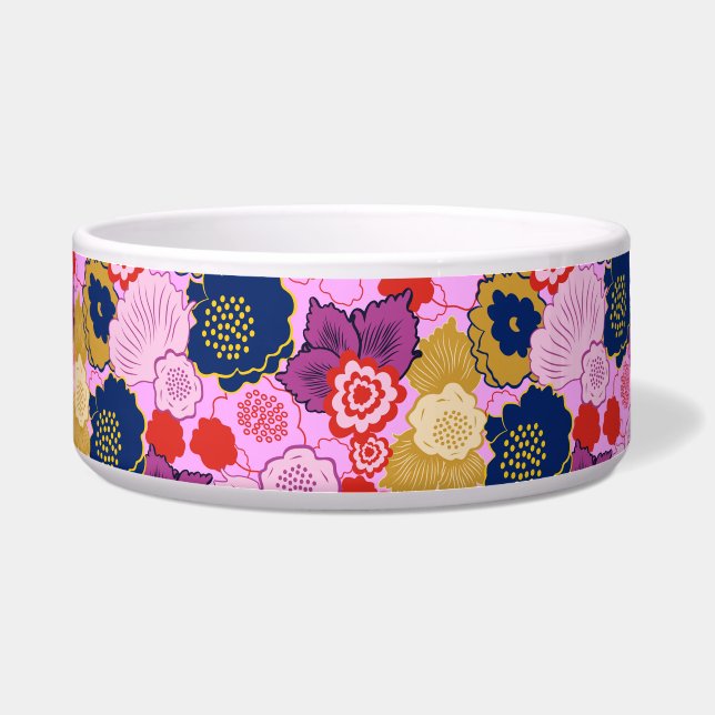 Frühlingsblumen Napf (Vorderseite)