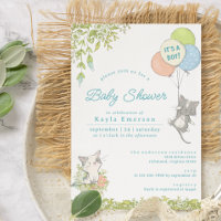 Frühlingsblumen | Niedlich Kittens Boy Babydusche